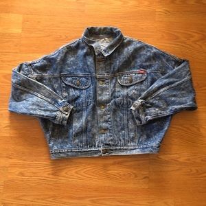Vintage Acid Wash Denim Jacket